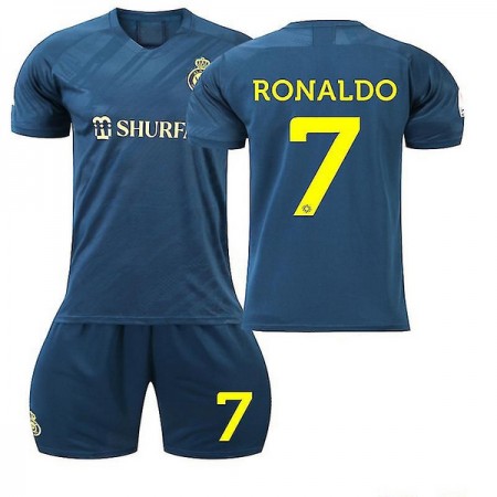 Al Nassr Ronaldo 7 Børn Udebane 2022-23 - Fodboldtrøjer (S/S) Al Nassr Ronaldo 7 Børn Udebane 2022-23 - Fodboldtrøjer (S/S)
